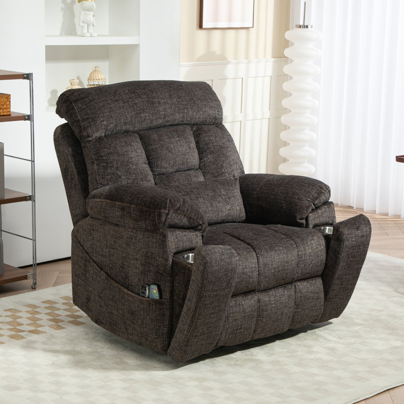 Latitude Run 4 motor Power Lift Recliner adjustable Headrest Lumbar Heat Massage 400 Lbs For Big And Tall Reviews Wayfair